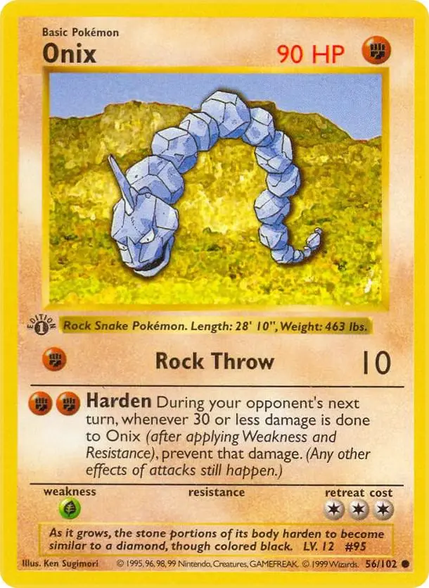 Onix, Base Set 56/102