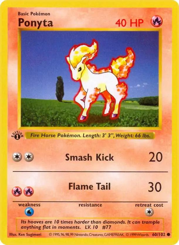 Ponyta, Base Set 60/102
