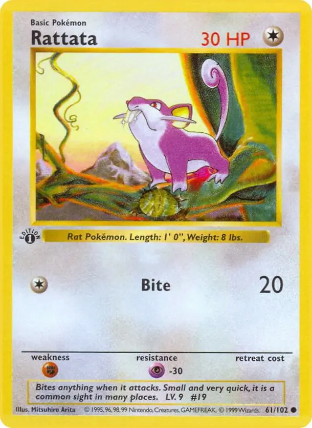 Rattata, Base Set 61/102
