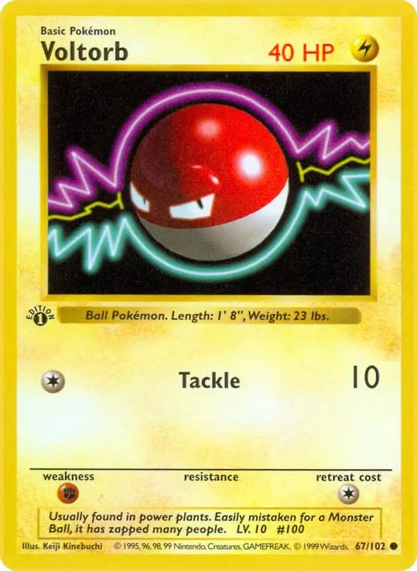 Voltorb, Base Set 67/102