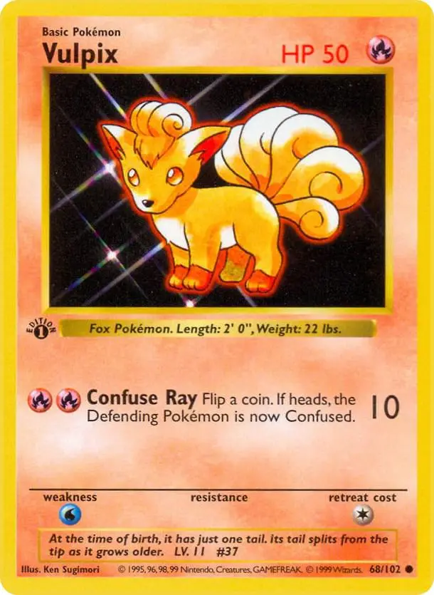 Vulpix, Base Set 68/102