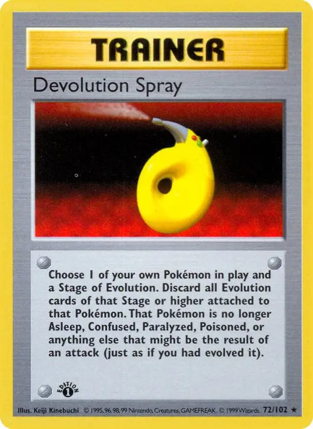 Devolution Spray, Base Set 72/102