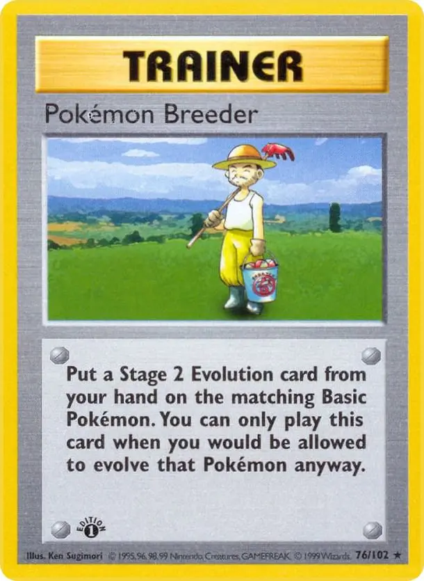 Pokémon Breeder, Base Set 76/102