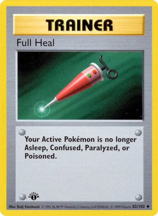 Full Heal, Base Set 82/102