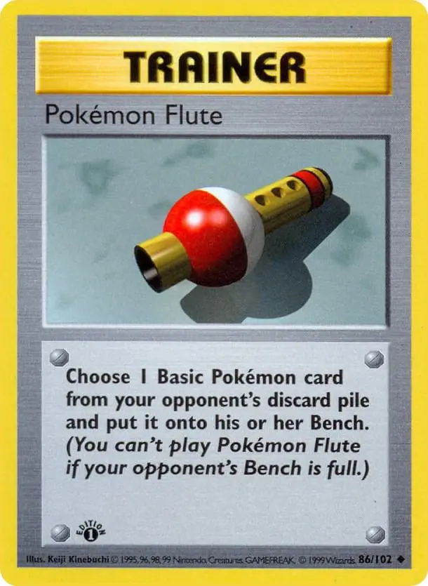 Pokémon Flute, Base Set 86/102
