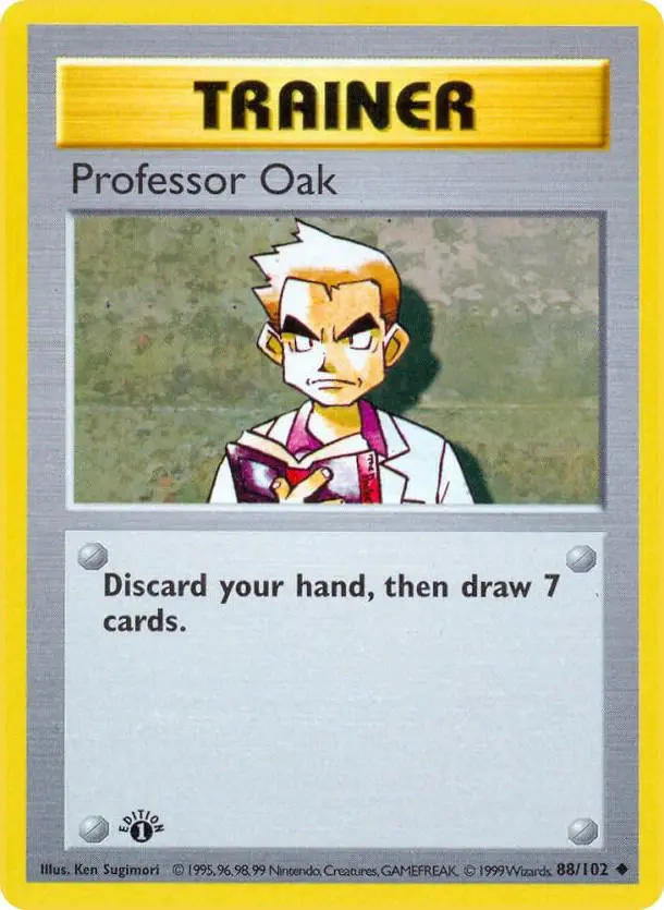Professor Oak, Base Set 88/102