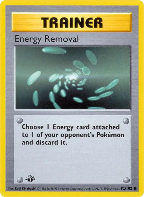 Energy Removal, Base Set 92/102