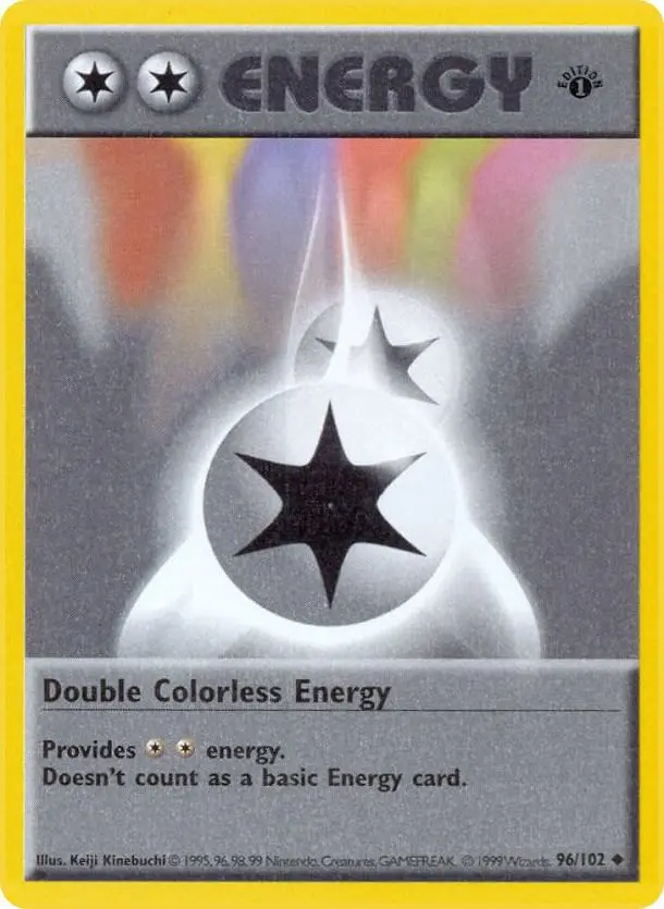 Double Colorless Energy, Base Set 96/102