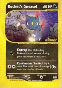 Rocket's Sneasel, Best of game 005/009
