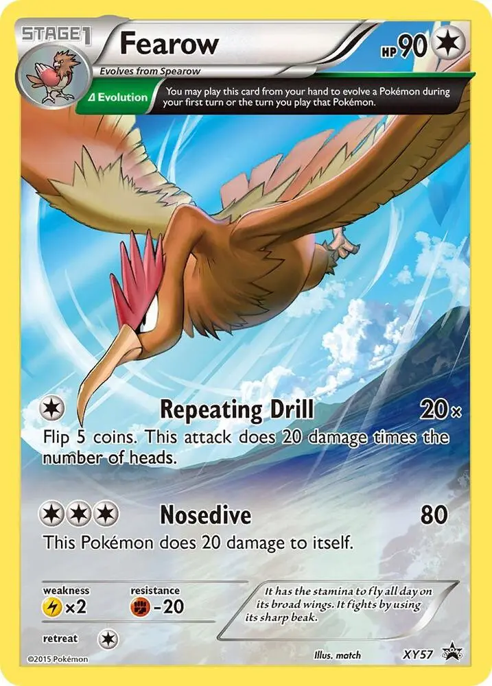 Fearow, XY Black Star Promos XY57/211