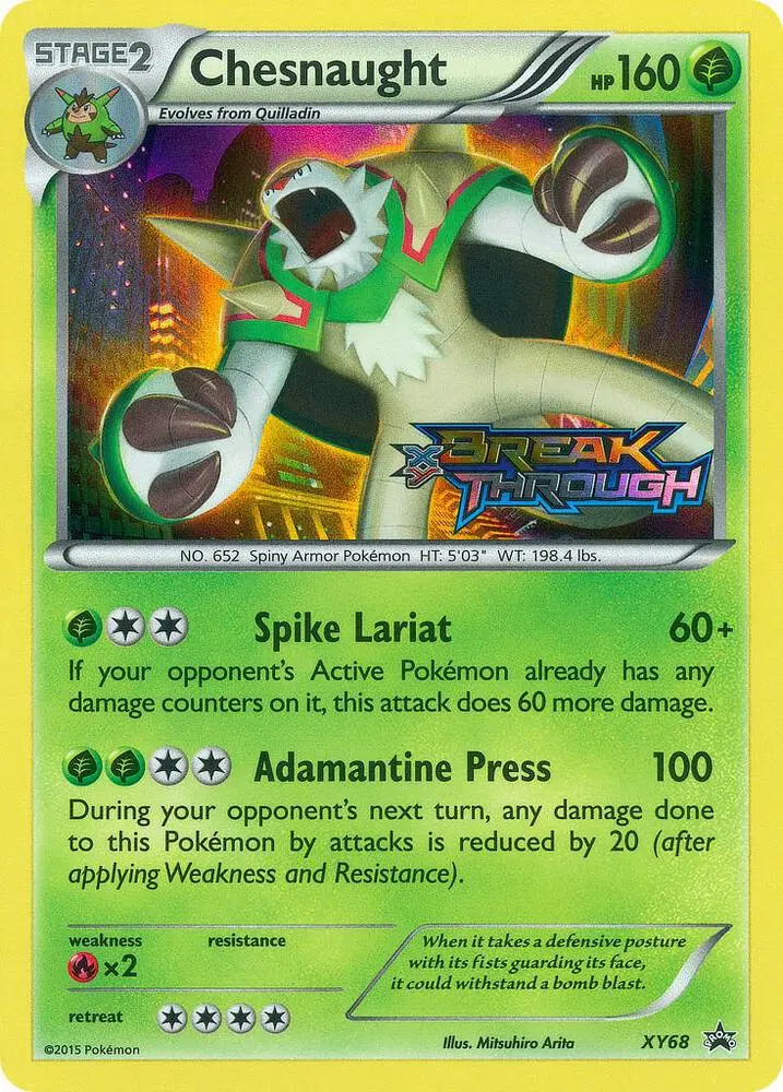 Chesnaught, XY Black Star Promos XY68/211