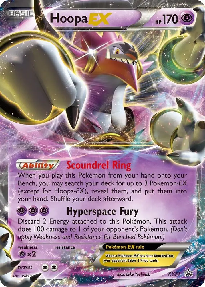 Hoopa EX, XY Black Star Promos XY71/211