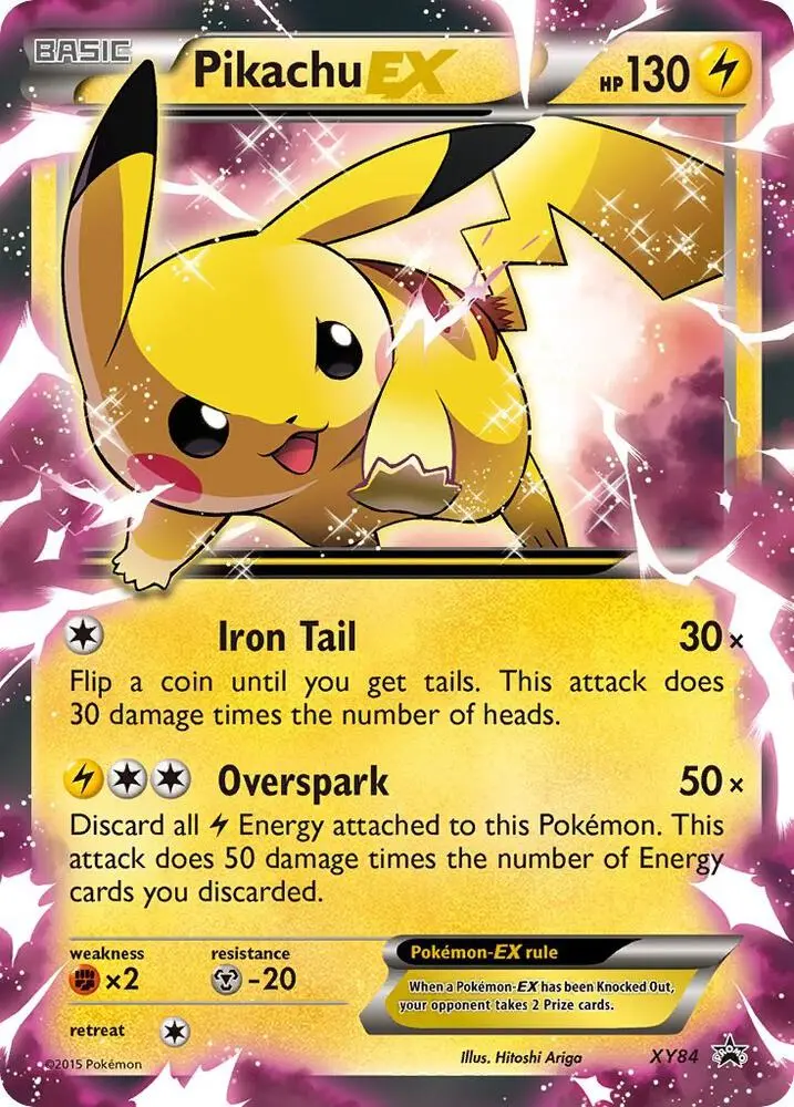 Pikachu EX, XY Black Star Promos XY84/211