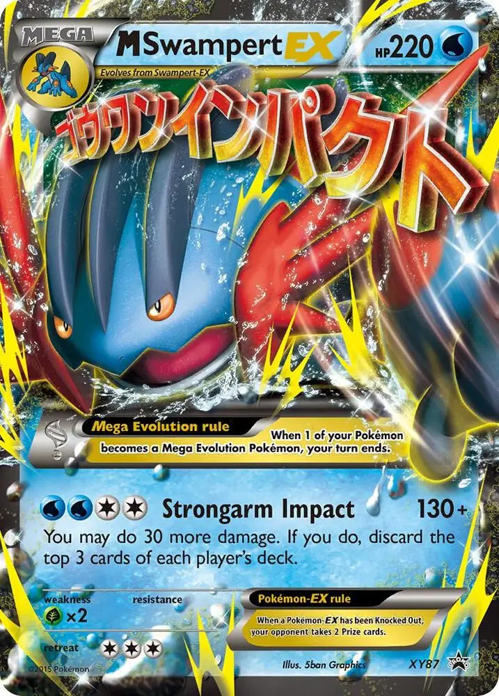 M Swampert EX, XY Black Star Promos XY87/211