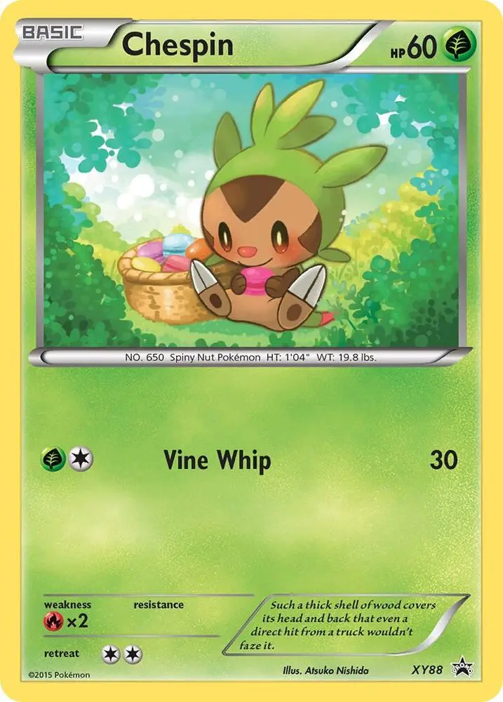 Chespin, XY Black Star Promos XY88/211