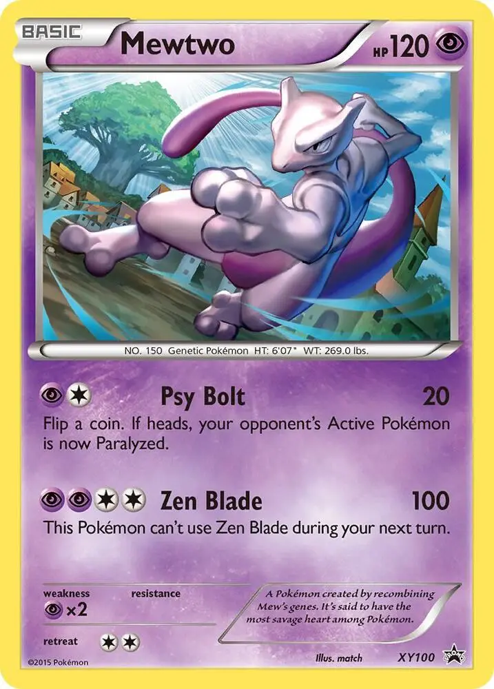 Mewtwo, XY Black Star Promos XY100/211
