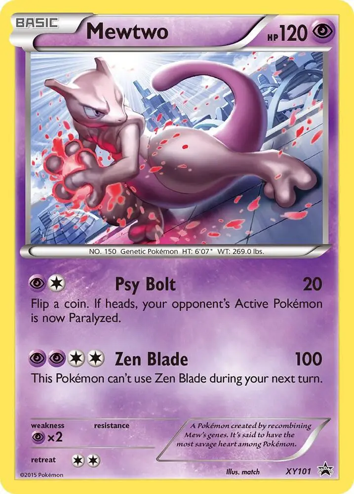 Mewtwo, XY Black Star Promos XY101/211