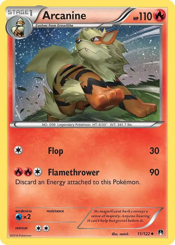 Arcanine, BREAKpoint 11/122