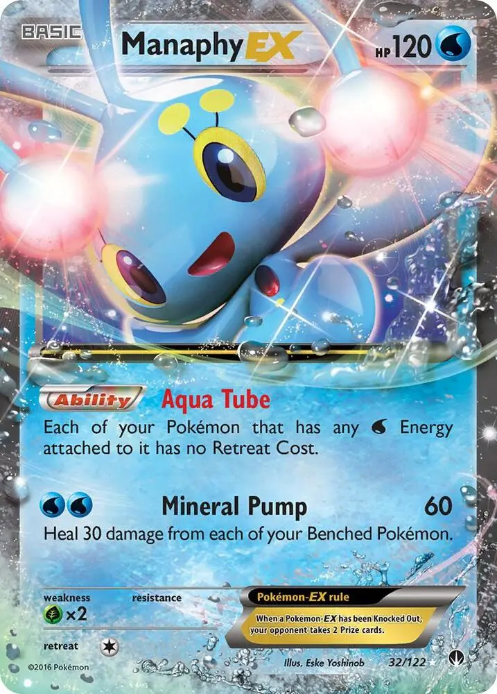 Manaphy EX, BREAKpoint 32/122