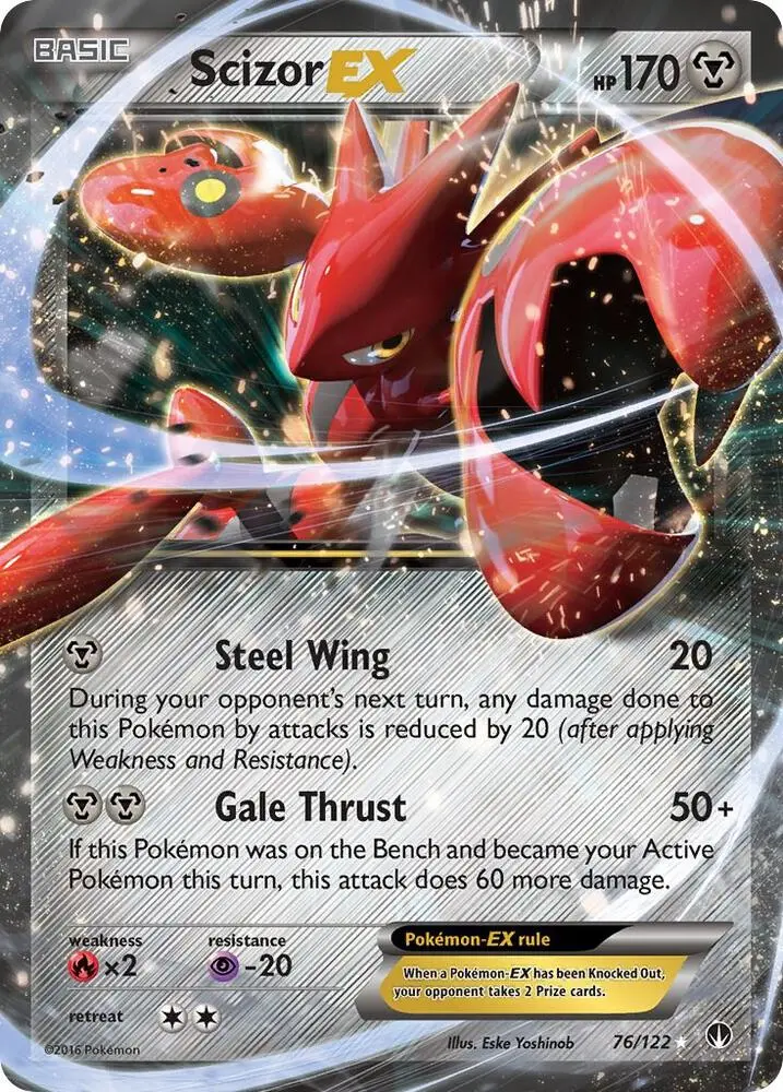 Scizor EX, BREAKpoint 76/122