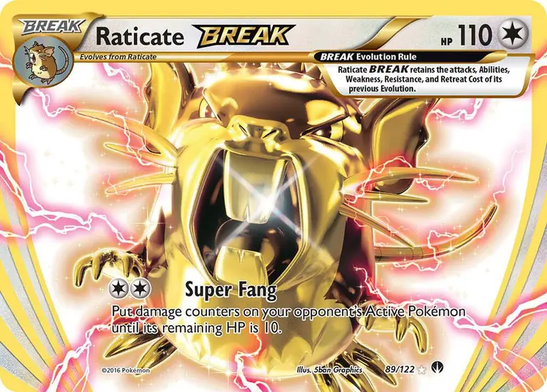 Raticate BREAK, BREAKpoint 89/122