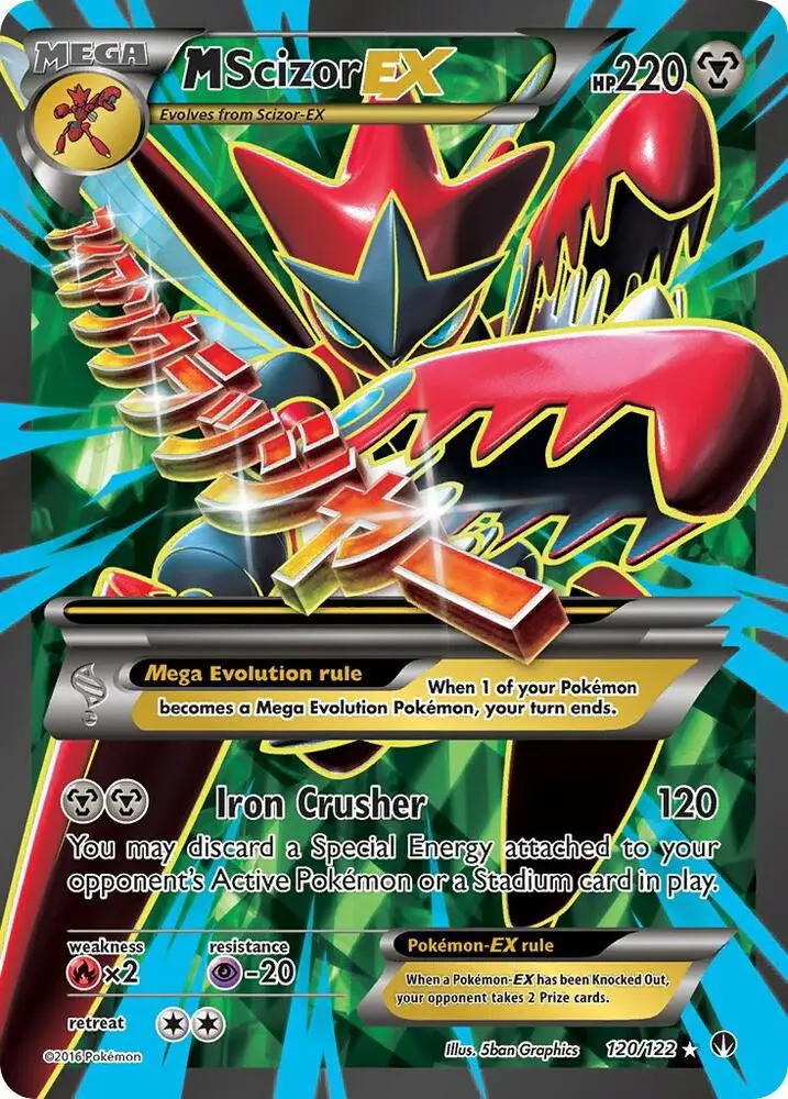 M Scizor EX, BREAKpoint 120/122