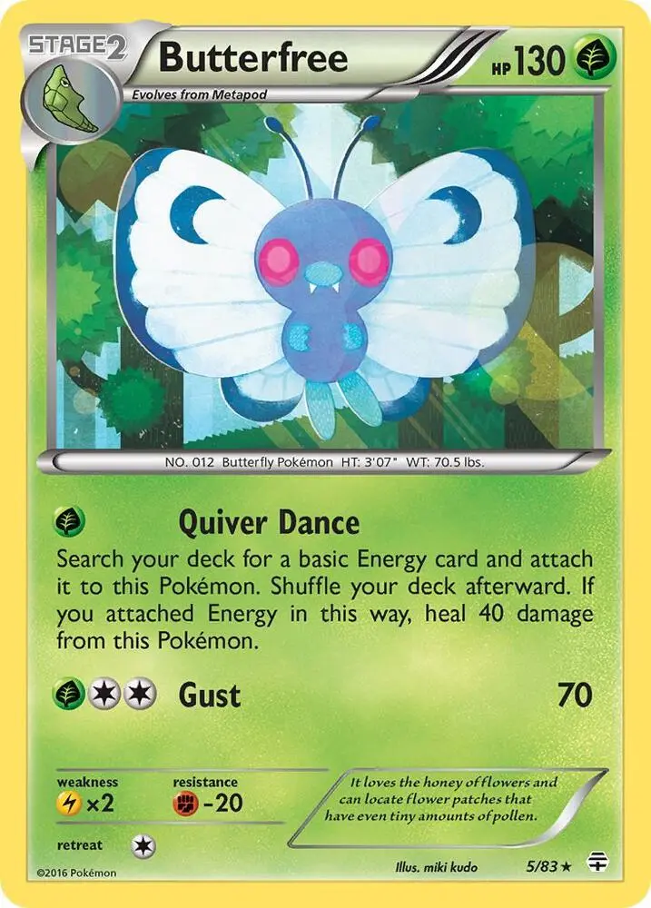 Butterfree, Generations 5/83