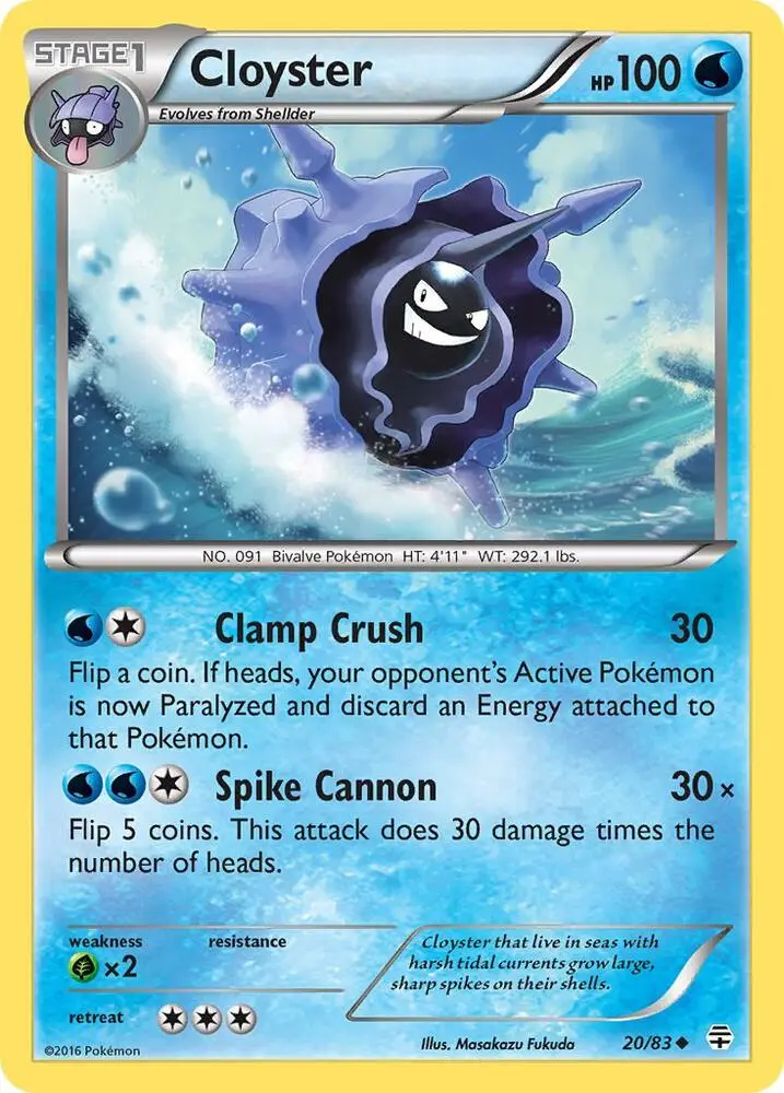 Cloyster, Generations 20/83