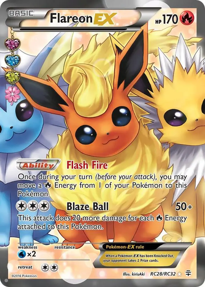 Flareon EX, Generations: Radiant Collection RC6/RC32
