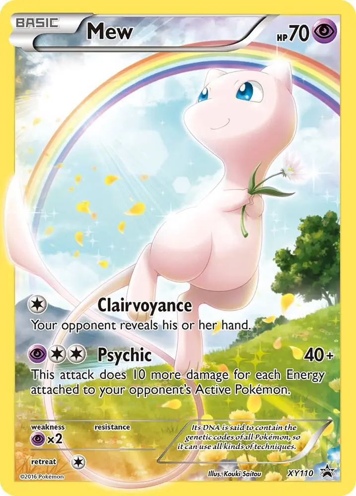 Mew, XY Black Star Promos XY110/211