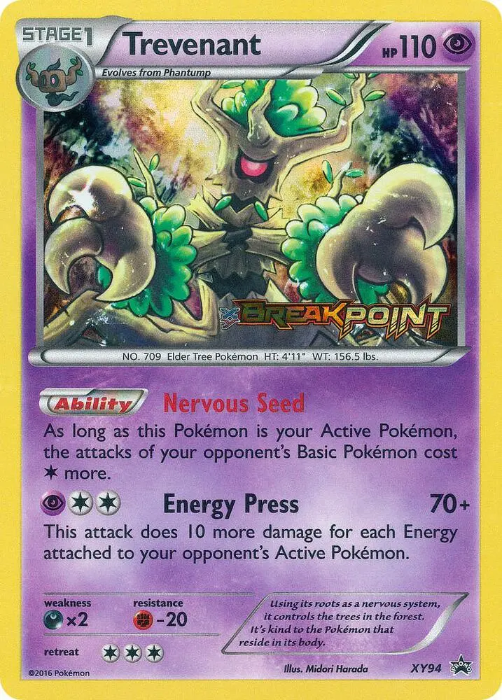 Trevenant, XY Black Star Promos XY94/211