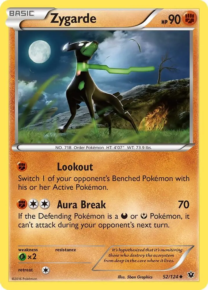 Zygarde, Fates Collide 52/124