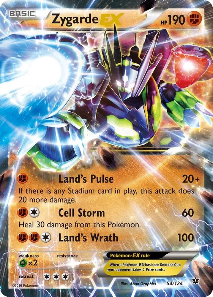 Zygarde EX, Fates Collide 54/124