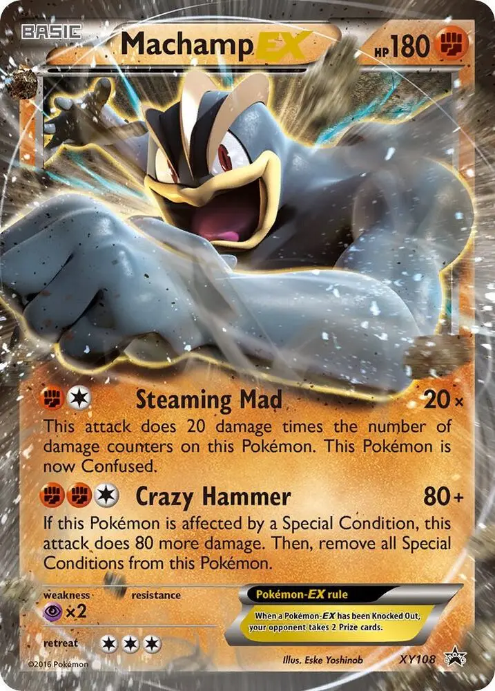Machamp EX, XY Black Star Promos XY108/211