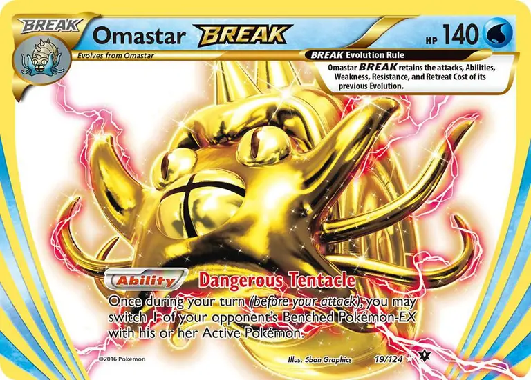 Omastar BREAK, Fates Collide 19/124