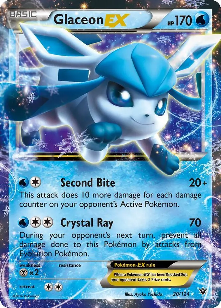 Glaceon EX, Fates Collide 20/124