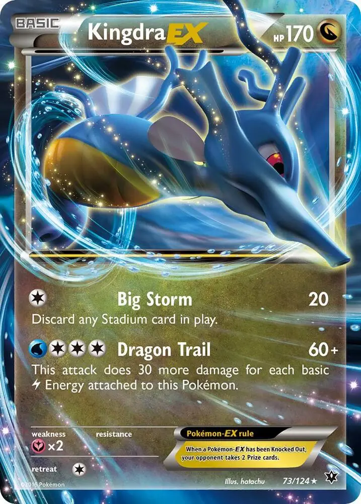 Kingdra EX, Fates Collide 73/124