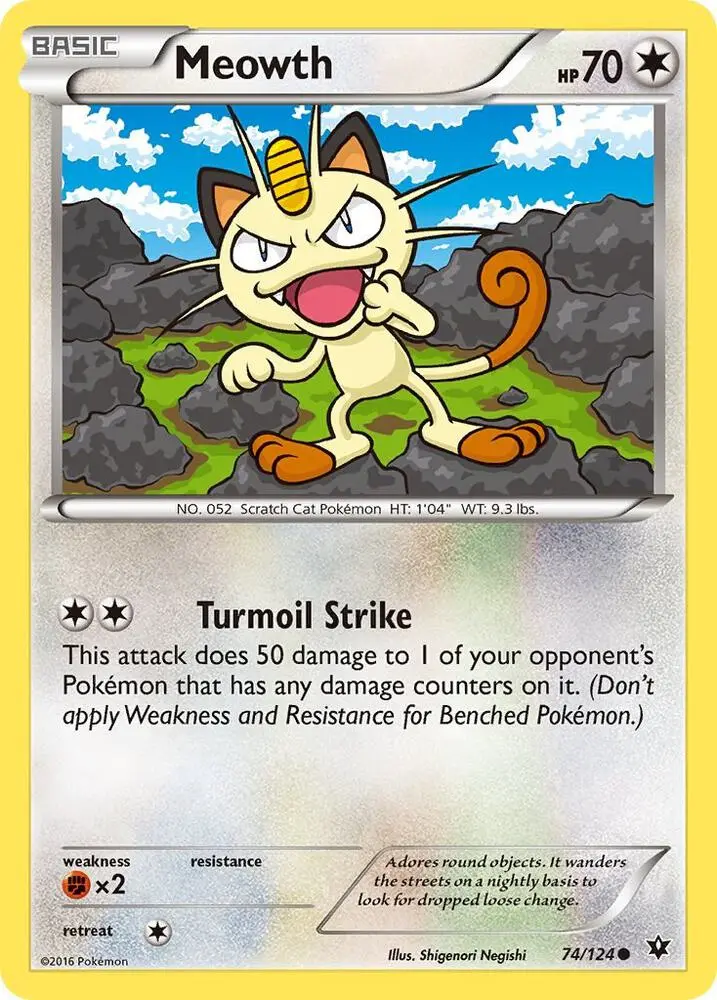 Meowth, Fates Collide 74/124
