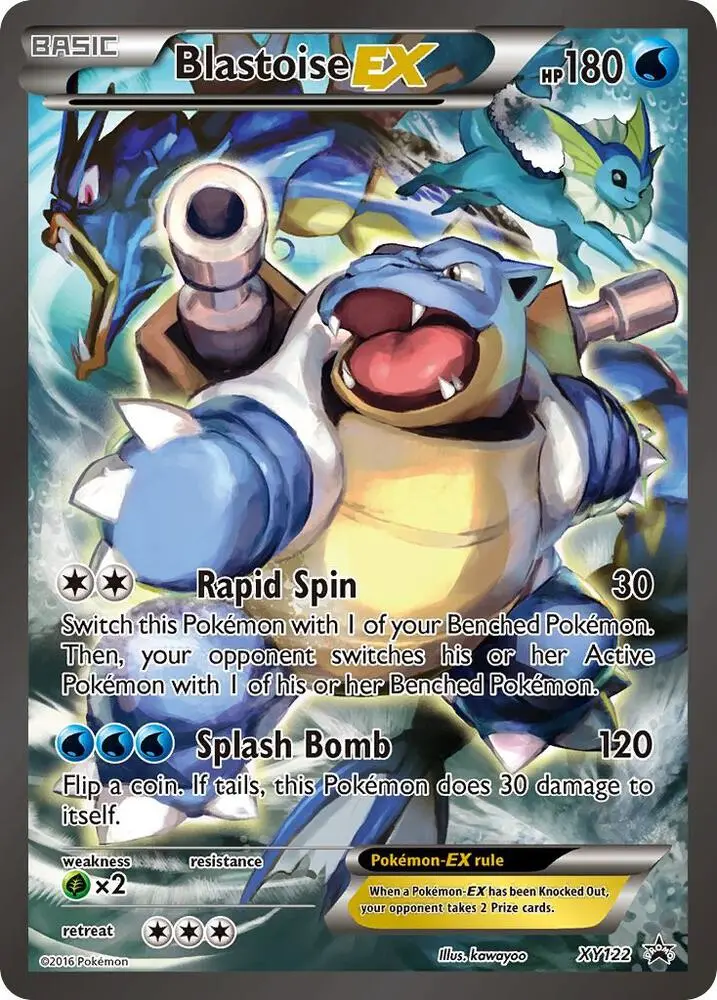 Blastoise EX, XY Black Star Promos XY122/211