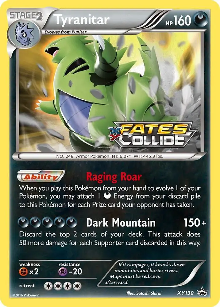 Tyranitar, XY Black Star Promos XY130/211