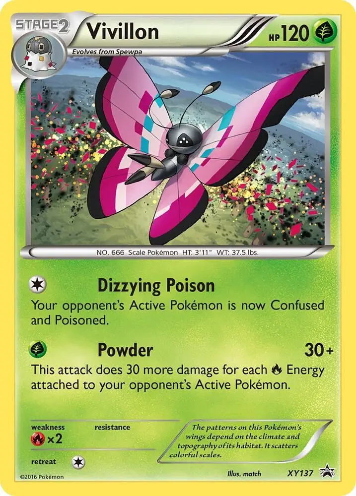 Vivillon, XY Black Star Promos XY137/211