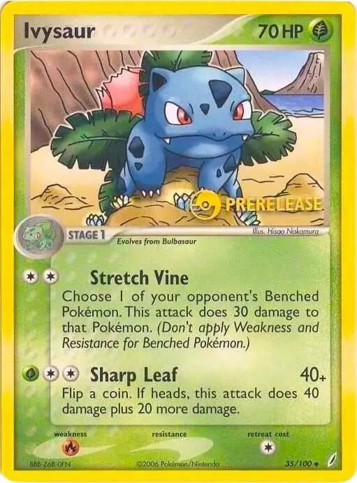 Ivysaur, Nintendo Black Star Promos 35/100