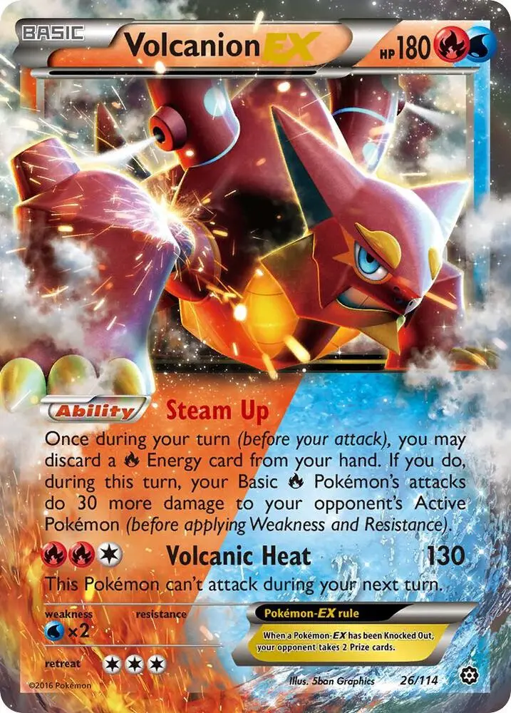 Volcanion EX, Steam Siege 26/114