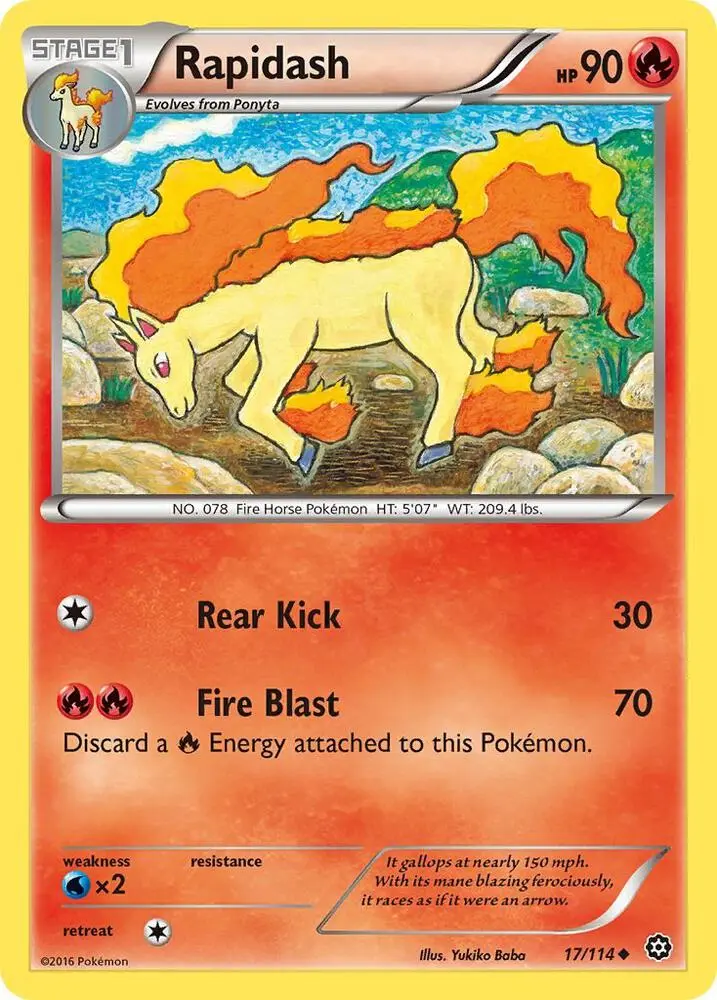 Rapidash, Steam Siege 17/114