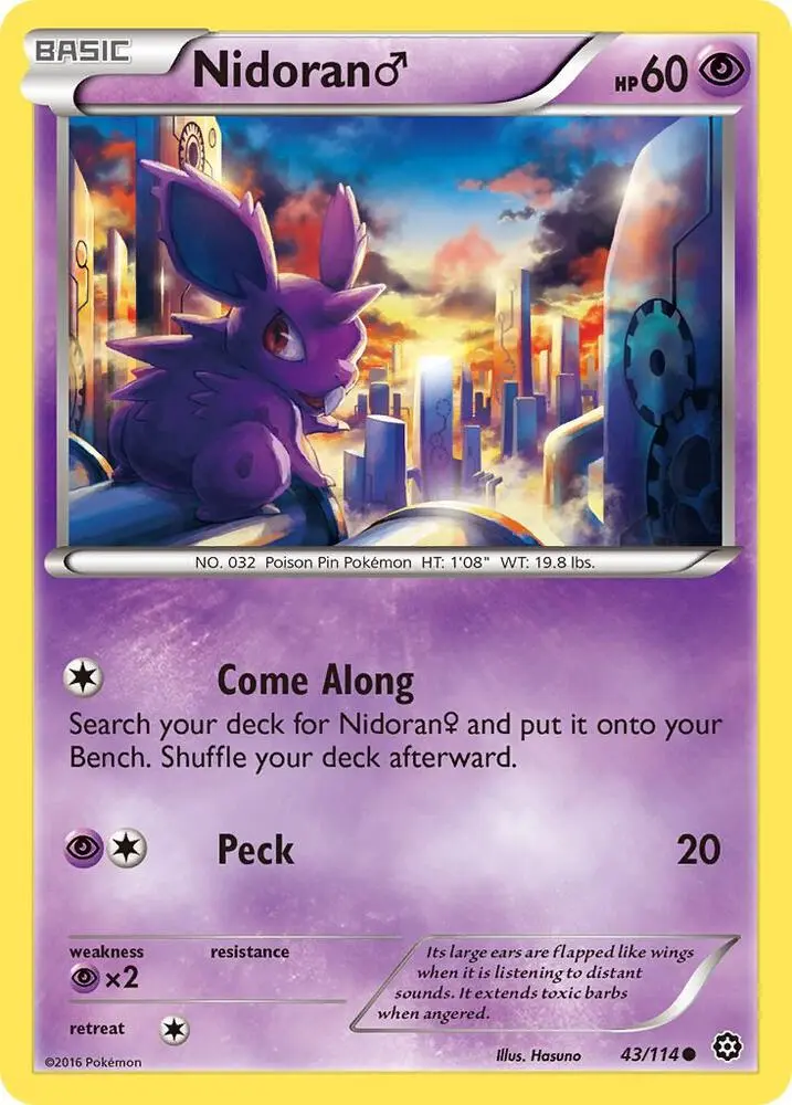 Nidoran♂, Steam Siege 43/114