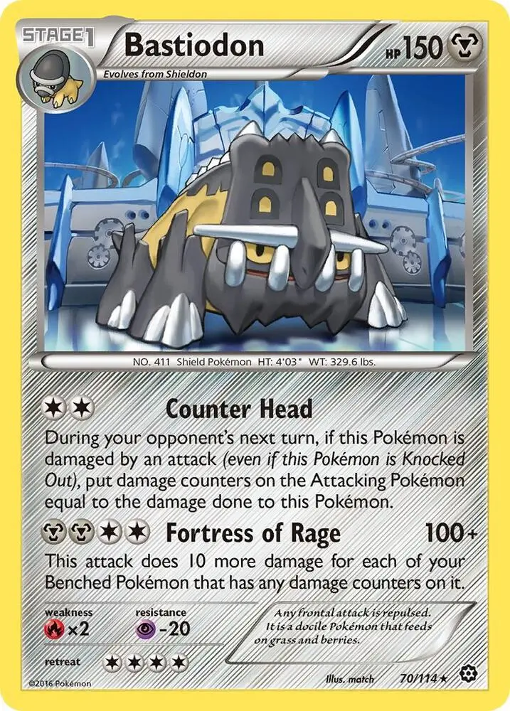 Bastiodon, Steam Siege 70/114