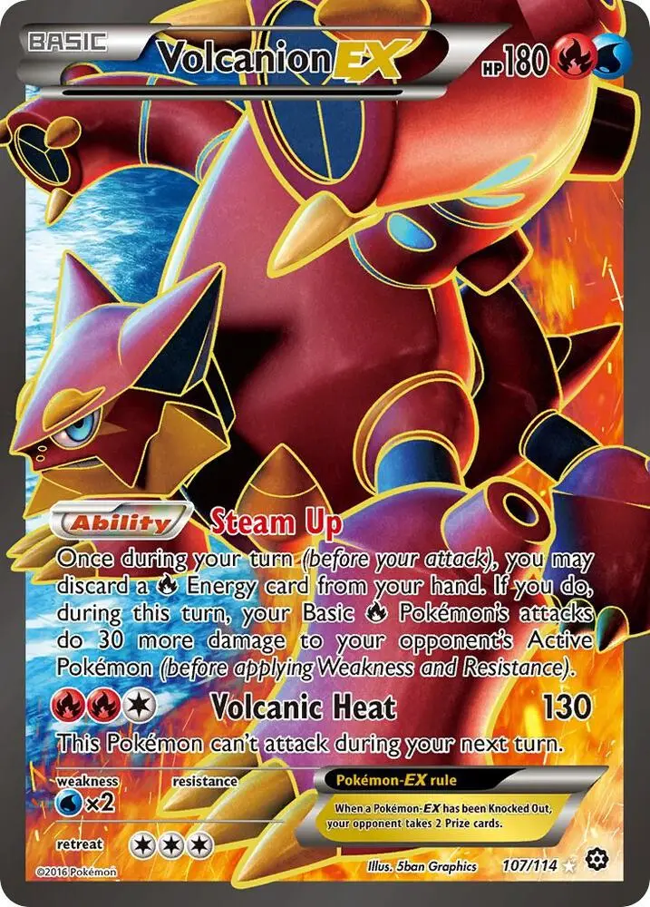 Volcanion EX, Steam Siege 107/114
