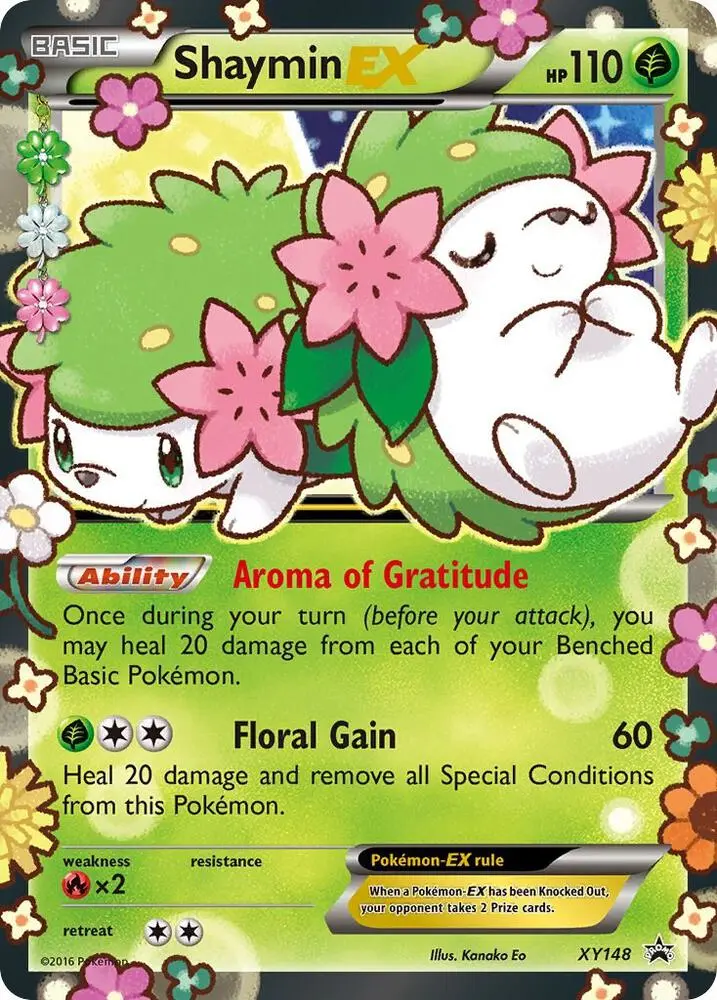 Shaymin EX, XY Black Star Promos XY148/211