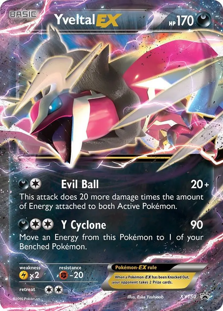 Yveltal EX, XY Black Star Promos XY150/211