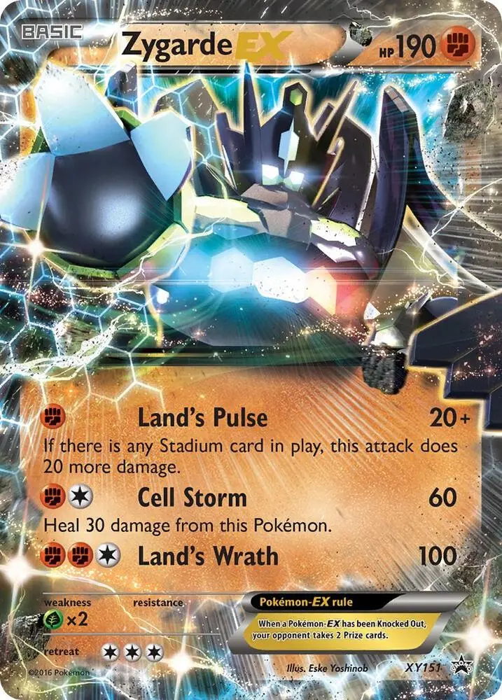 Zygarde EX, XY Black Star Promos XY151/211